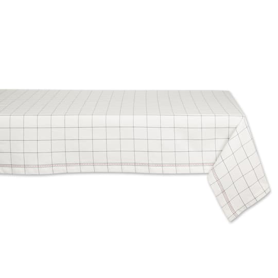 Kitchen Windowpane Tablecloth 52" x 52"